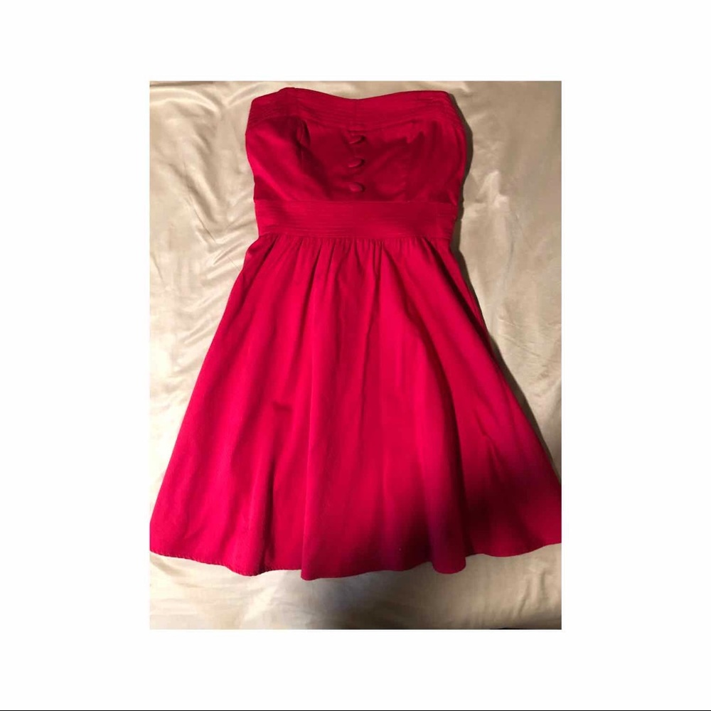 Juniors Teeze Me Red Strapless Dress Size 5. 🍨Super Cute! ❤️